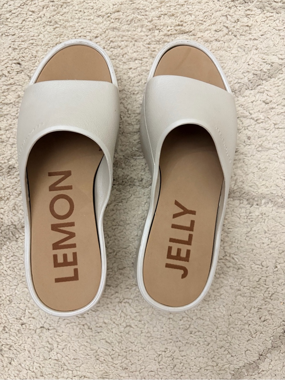 Lemon Jelly Women’s nude Slide Mules
